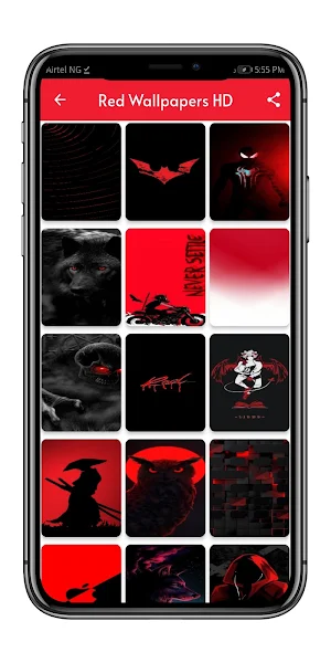 Red Wallpaper HD Screenshot 2