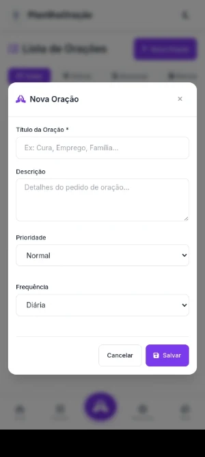 Planilha de Oração Screenshot 2