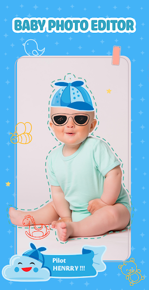 Baby photo editor Newborn pic Screenshot 0