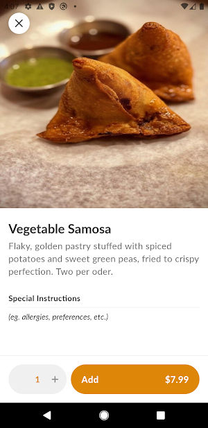 Nirvana Indian Cuisine Screenshot 3