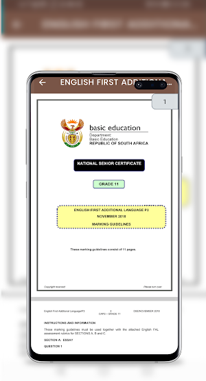 Grade 11 Past exam papers Sciences Mathematics app Screenshot 2