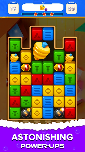 Crypto Blocks Puzzle Earn BTC Screenshot 2