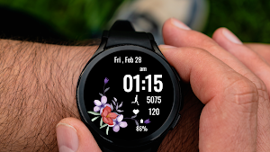Vibrant Flora Watch Face Screenshot 0