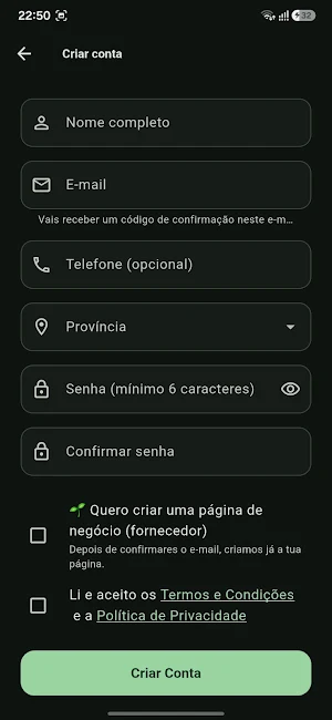 AgroMoz Marketplace Screenshot 1