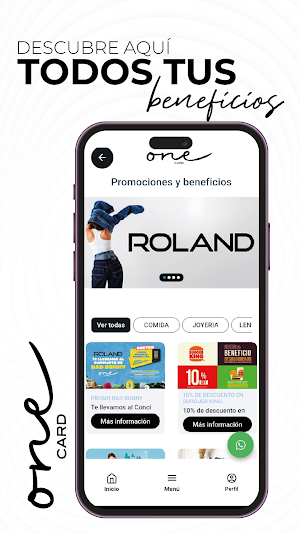 One Card Móvil Screenshot 1