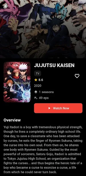 WinAnime - Watch Anime TV Screenshot 2