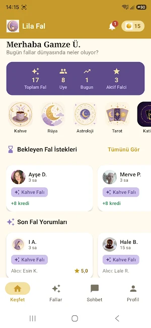 Lila Fal, Tarot ve Astroloji Screenshot 0