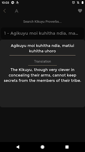 Kikuyu Proverbs Screenshot 3