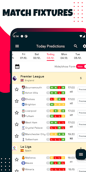 Today Predictions Screenshot 0
