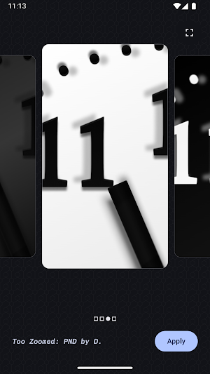 Too Zoomed: Clock Wallpaper Screenshot 1