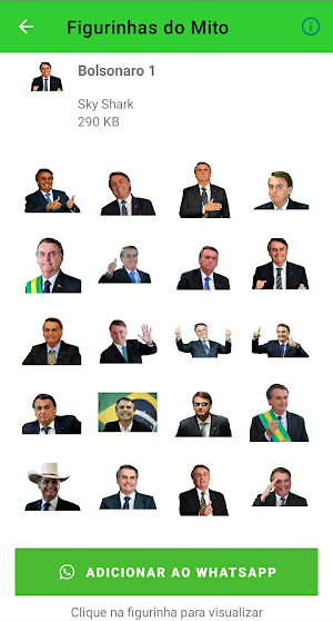 Figurinhas do MITO | Bolsonaro Screenshot 1