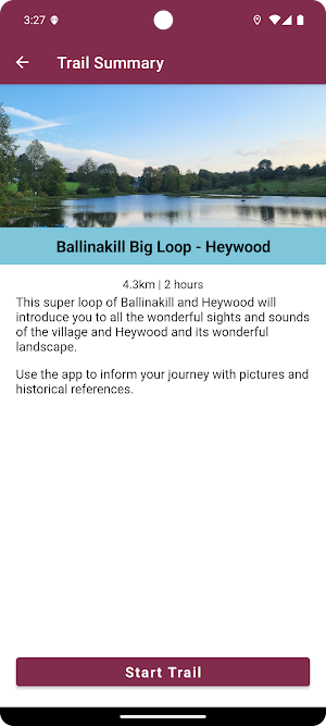 Ballinakill & Heywood Trails Screenshot 1