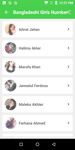Girls Phone Numbers For Whatsp Screenshot 2