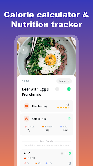 Calorie Counter & Cal Tracker Screenshot 0
