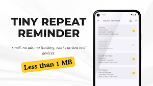 Tiny Repeat Reminder Screenshot 0