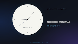 Nordic Minimal Watch Face Screenshot 0