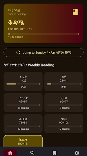Mezmure Dawit - መዝሙረ ዳዊት Screenshot 0