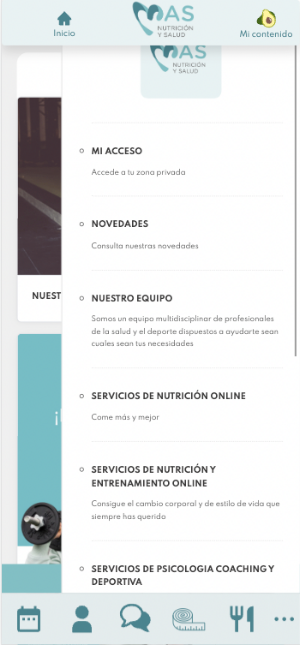MAS Nutrición y Salud Screenshot 1