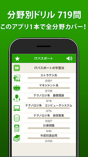 ITパスポート 全問解説 - 2021一問一答過去問題集 Screenshot 1
