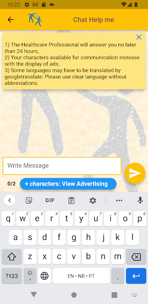 Chat Help me Screenshot 1
