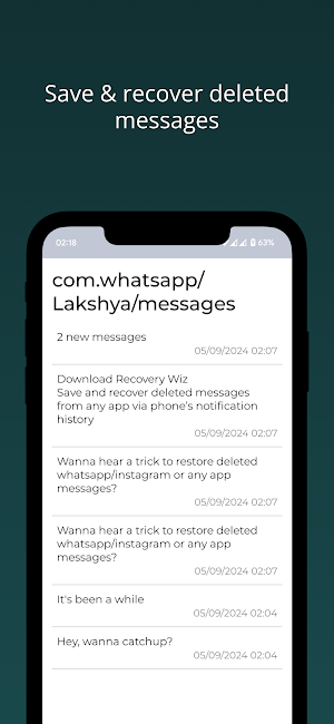Recovery Wiz - Deleted Message Screenshot 0