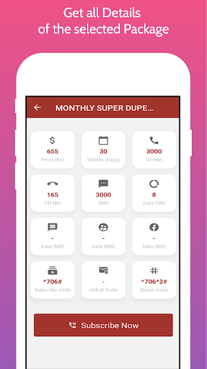 Jazz/Warid All Packages 2023 Screenshot 2
