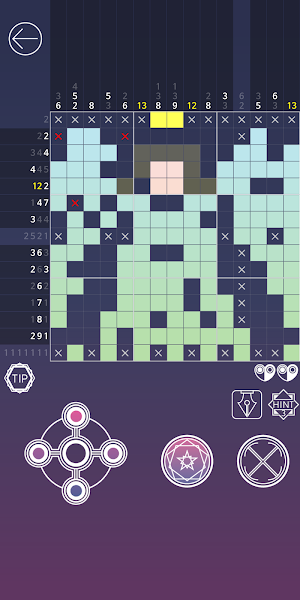 Luna Story - A forgotten tale (nonogram) Screenshot 2