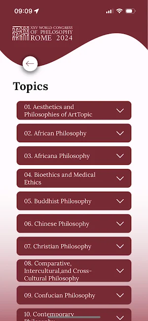 World Congress of Philosophy Screenshot 1
