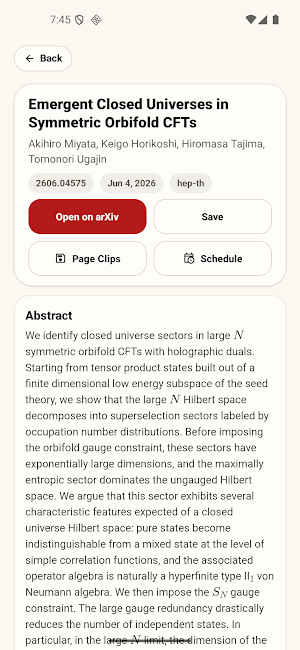 scri+ arXiv & INSPIRE Screenshot 2