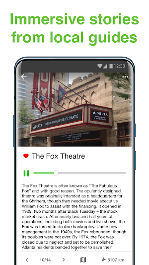 Atlanta SmartGuide - Audio Guide & Offline Maps Screenshot 3