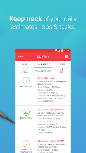 Service Fusion Screenshot 2
