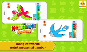Mewarnai Hewan Kartun Screenshot 3