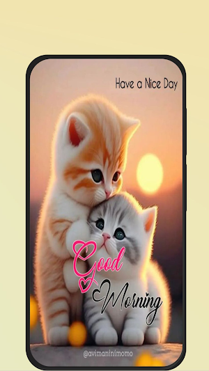cat good morning Screenshot 1