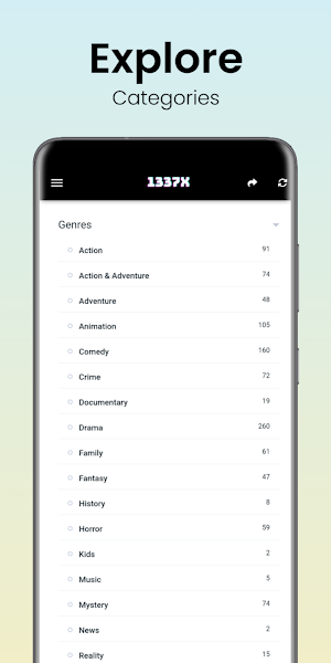 1337X: Movies & TV Shows Screenshot 3
