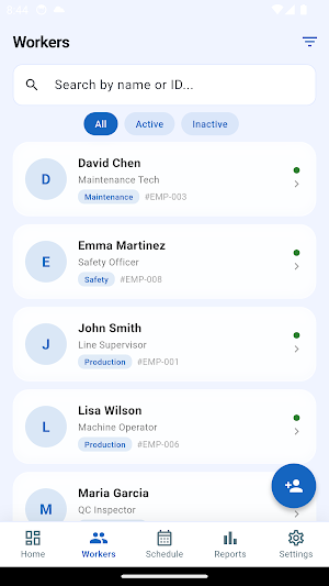 Factory Shift Manager Screenshot 1