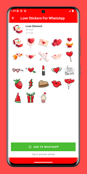 Love Stickers for WhatsApp Screenshot 3