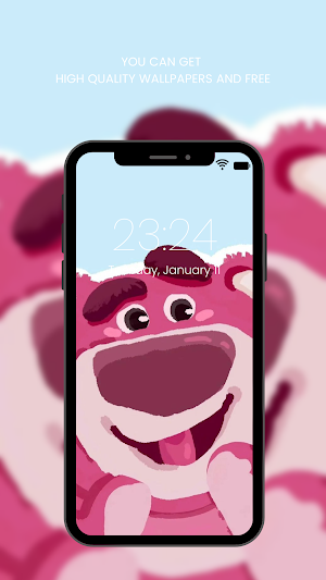 Cute Lotso Bear Wallpaper HD Screenshot 0