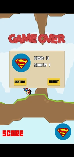 Tappy Super Kid Fly Screenshot 2