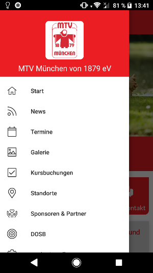 MTV München von 1879 e.V. Screenshot 2