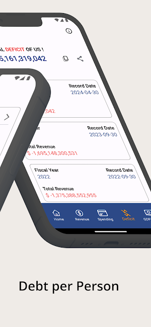 US National Debt Clock App Screenshot 1
