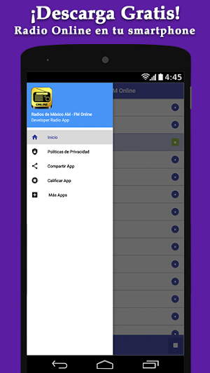 Radios de Mexico Gratis - Radio Online Screenshot 2