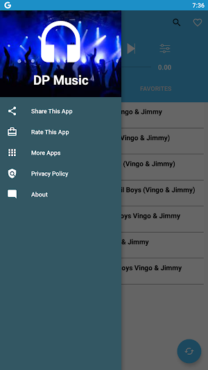 DP MUSIC PLAYER Screenshot 0