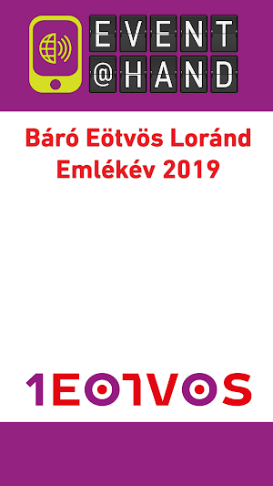 Eötvös100 EVENT@HAND Screenshot 0