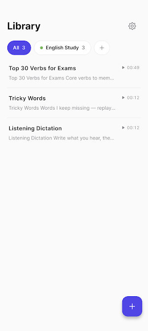 StudyAloud: Read Notes Aloud Screenshot 0