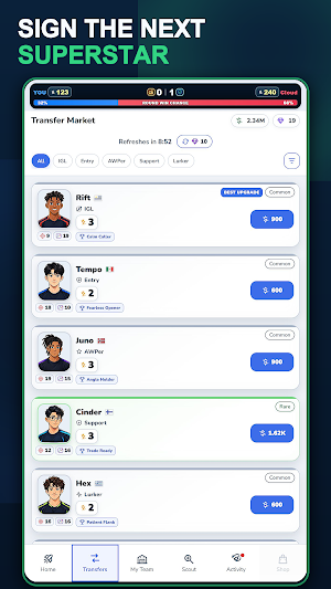 eSports Squad Manager Screenshot 2