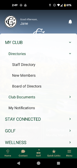 Country Club Screenshot 1
