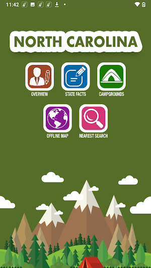 North Carolina State RV Parks & Campgrounds Screenshot 1