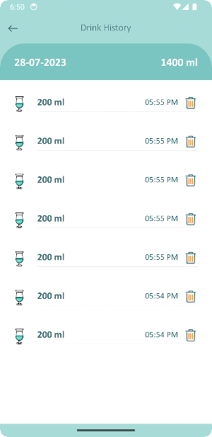 Thrist Reminder Screenshot 1