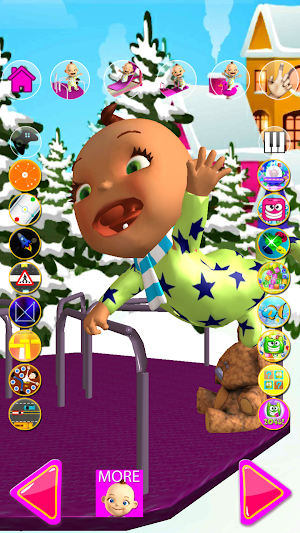 Talking Babsy Baby Xmas Games Screenshot 2