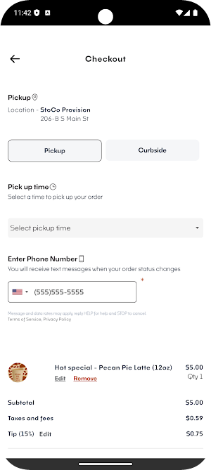 StoCo Provision Mobile Orders Screenshot 3